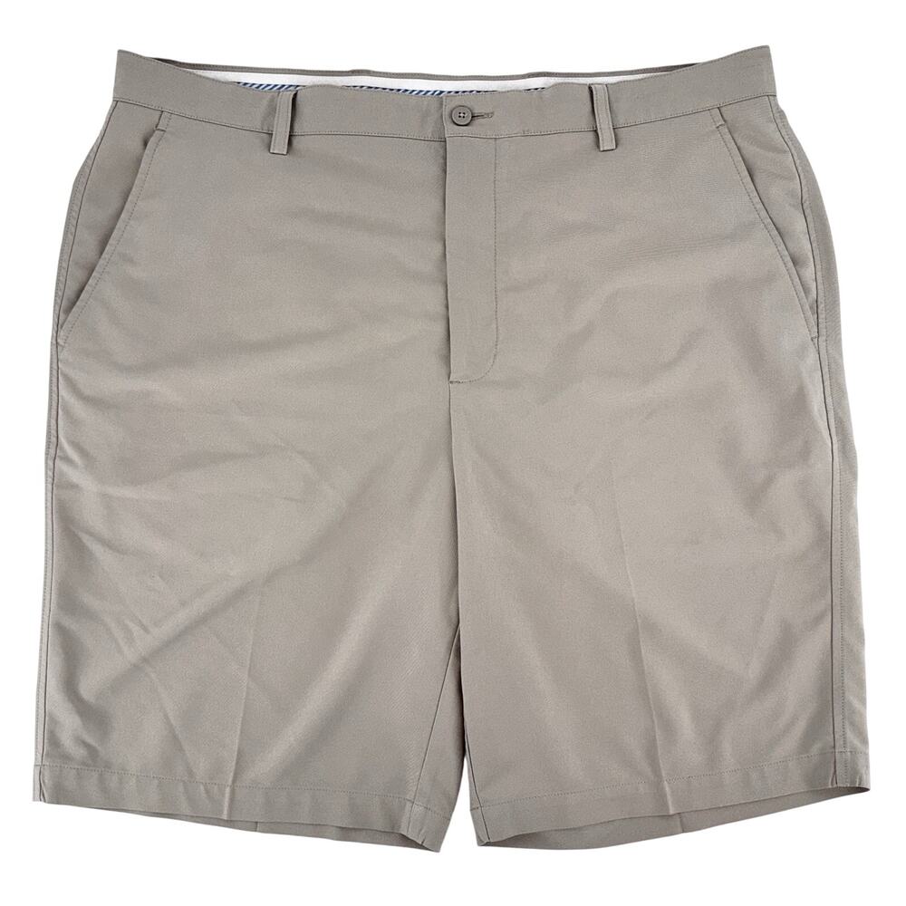FJ Footjoy Mens Performance Lightweight Golf Shorts 10" Inseam Size 40 Beige EUC